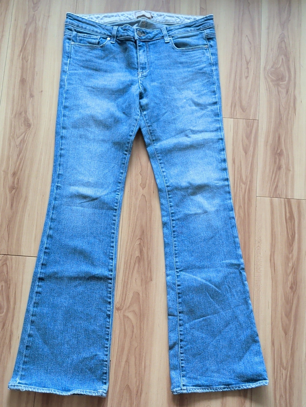 Women's Light Blue Flared Paige Jeans